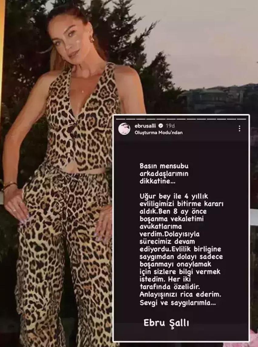 Ebru Şallı ve Uğur Akkuş'un boşanmaları yılan hikayesine döndü! Tatile gitmişlerdi, farklı şehirlerde ortaya çıktılar