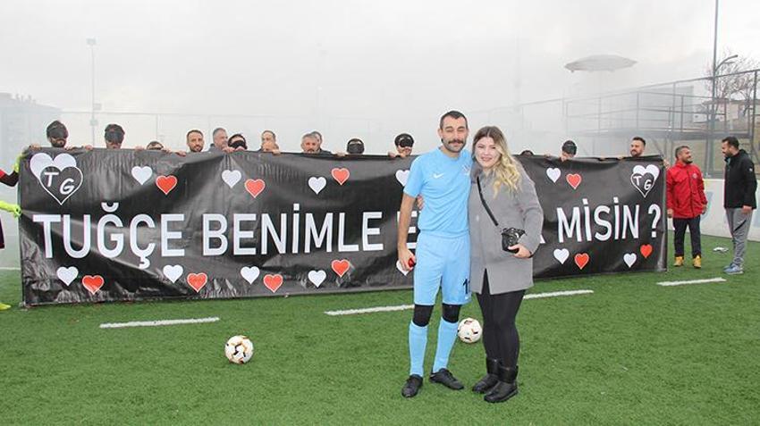 Ankara'da görme engelli çifti futbol kavuşturdu