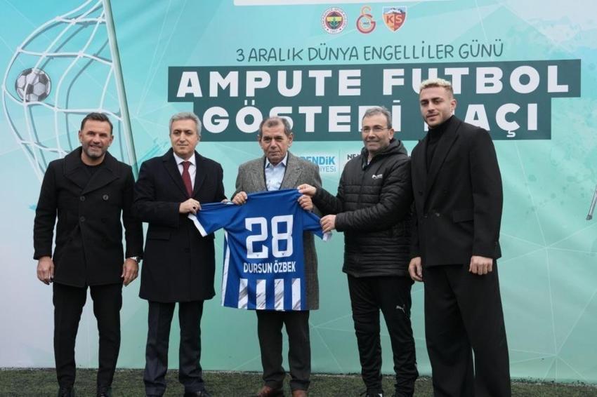 Barış Alper Yılmaz ile Edin Dzeko aynı karede! Dünya Engelliler Günü için sahaya çıktılar