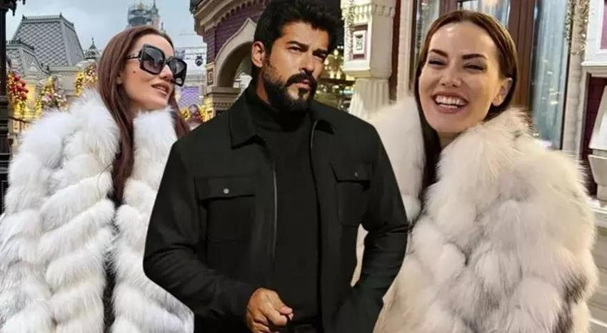 Fahriye Evcen Moskova soğuğunda aşka geldi!