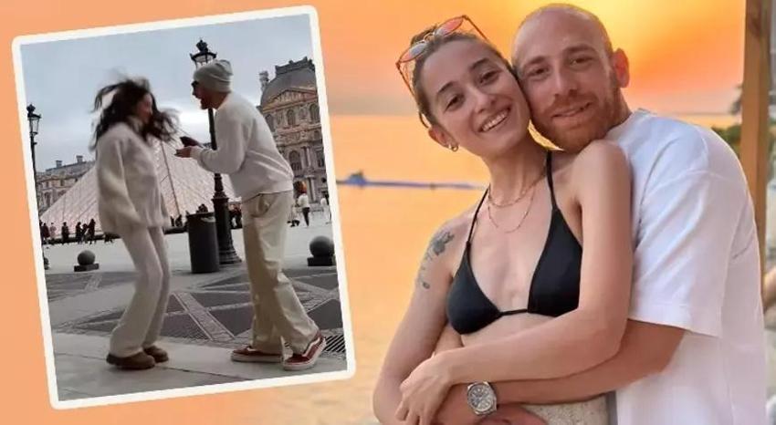 Paris'te aşk tazeledi! Furkan Kızılay sevgilisine evlenme teklifi etti