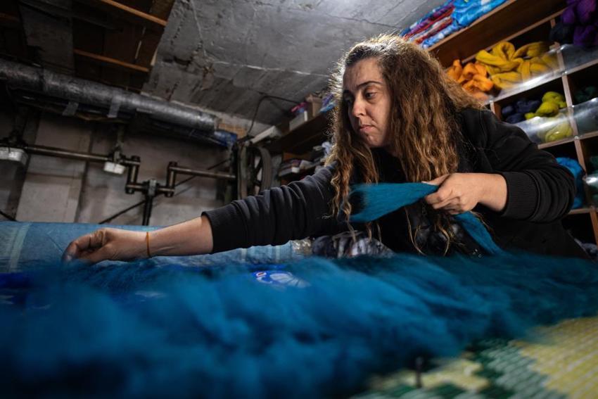 İzmirde geleneksel keçe sanatına modern dokunuşlar! Tire'den dünyaya açıldı: Amerika, Kanada, Almanya gibi ülkelere ulaşıyor