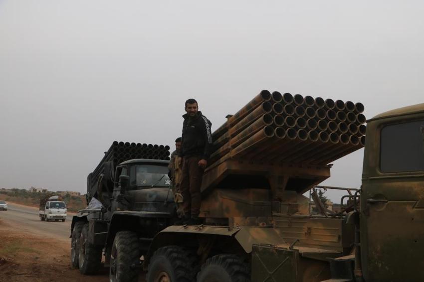 Hama'da rejimden geriye tanklar kaldı