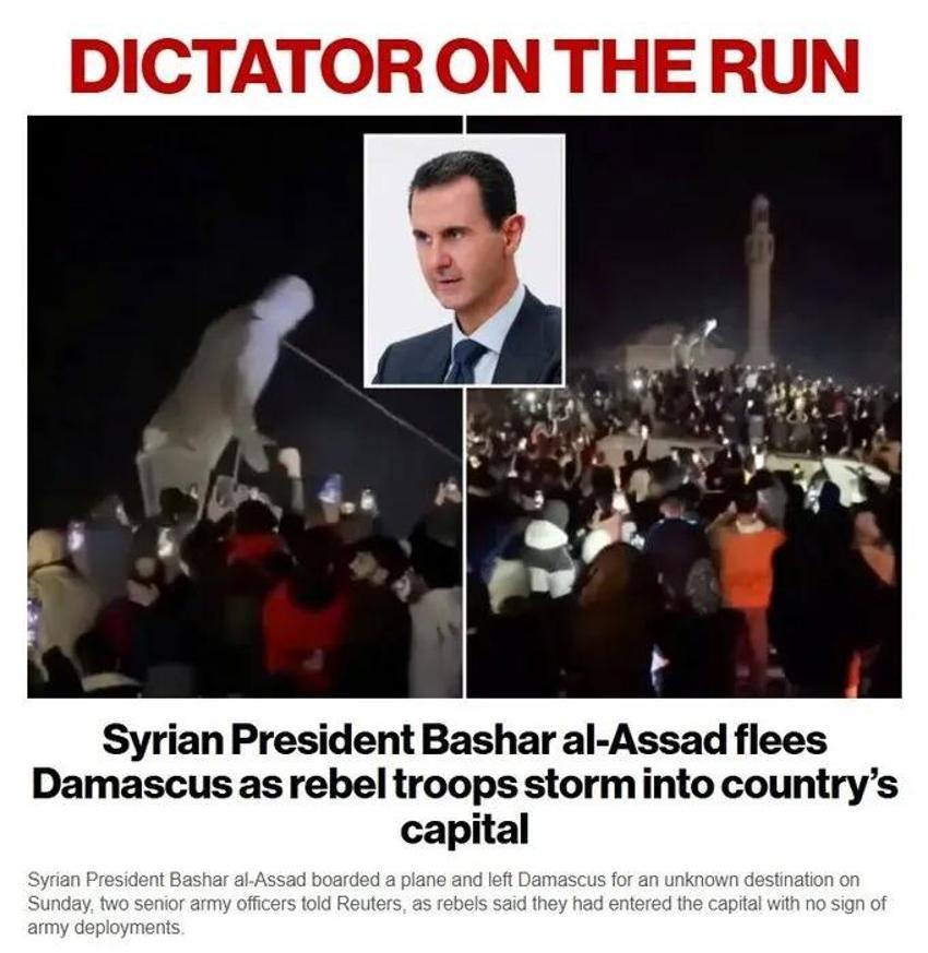 Bu görüntüler Türkiye'den! Suriyeliler Esad'ın devrilmesini konvoylarla kutladılar! Dünya basını Esad'ın çöküşünü böyle verdi