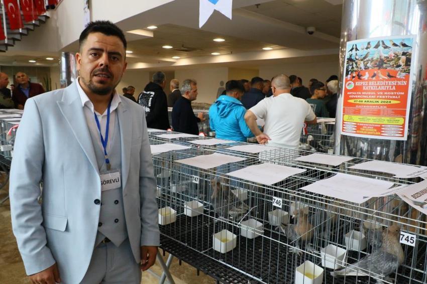  Araba değerindeki güvercinler Antalya’da kıyasıya yarıştı