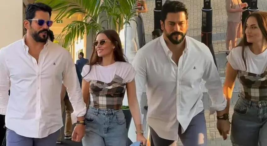 Burak Özçivit ve Fahriye Evcen Formula 1 pistinde! 