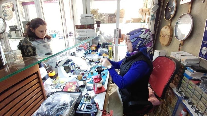 Türkiye'de bu işi yapan 5 kadından birisi oldu! Mesleği babadan miras kaldı