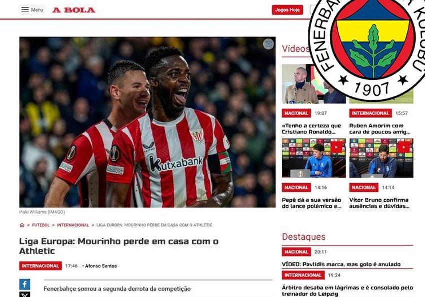 2-0 sonrası 'Fenerbahçe'de işler iyi gitmiyor' deyip Mourinho'nun kovulacağını yazdılar