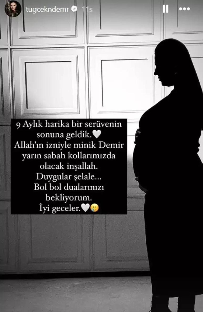 Tuğçe Kandemir anne oldu! Bebeğinin ismini açıkladı
