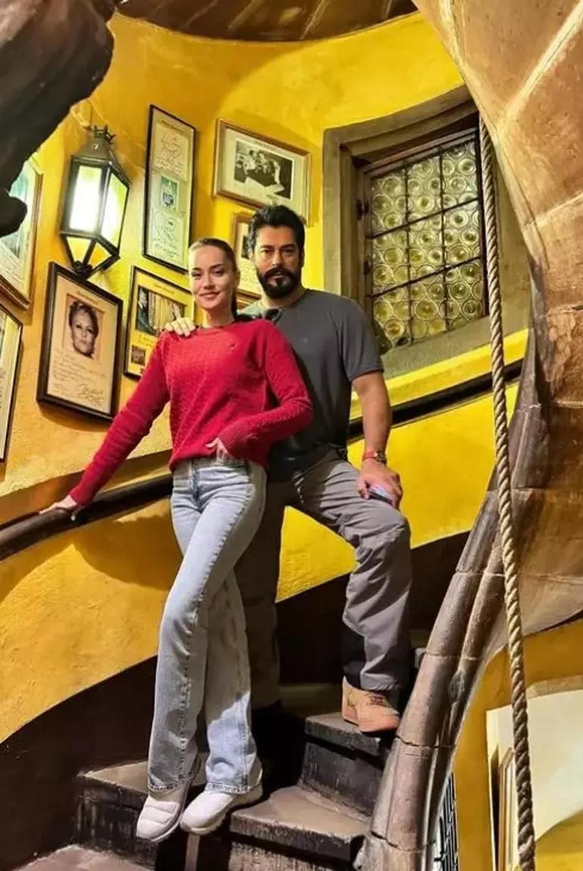 Fahriye Evcen ve Burak Özçivit Fransa'da aşk tazeledi
