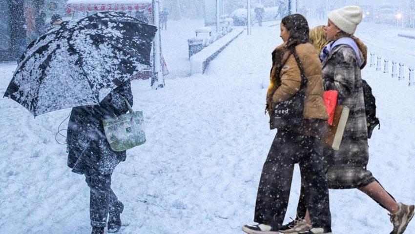 Kar yağışı, karla karışık yağmur ve kuuvetli sağanak yağışlar geliyor!