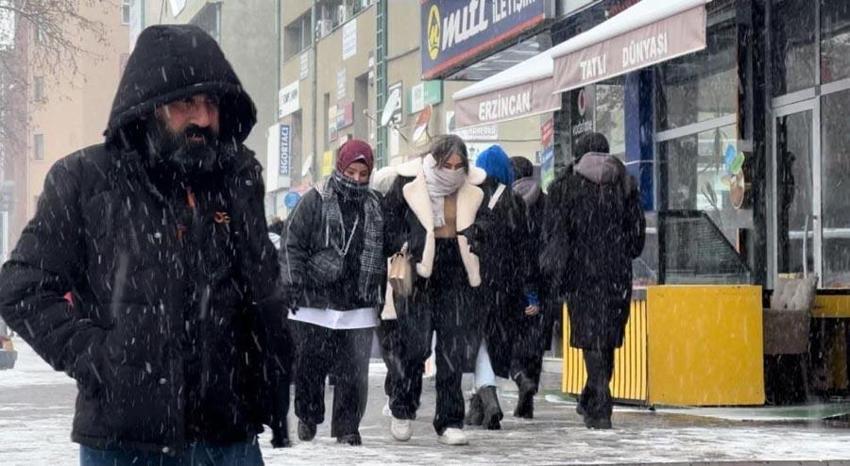 Kar yağışı, karla karışık yağmur ve kuuvetli sağanak yağışlar geliyor!