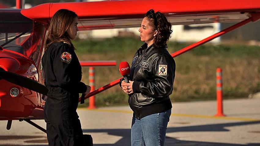 Yaptığı bu uçuşla Türkiye'nin en genç kadın pilotu oldu! 'Sabiha Gökçen'in yolundan gideceğim'