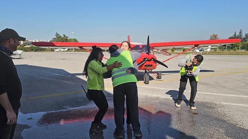 Yaptığı bu uçuşla Türkiye'nin en genç kadın pilotu oldu! 'Sabiha Gökçen'in yolundan gideceğim'