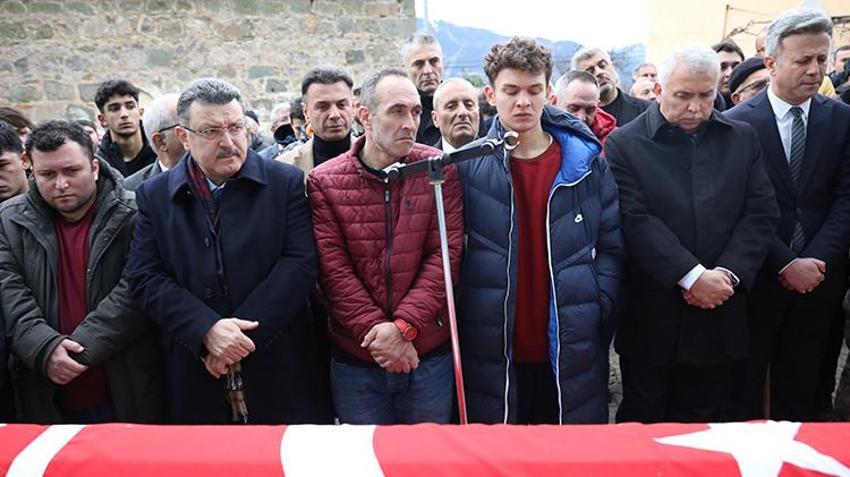 Erzurum'da çığ altında kalarak hayatını kaybeden milli judocu Trabzon'da toprağa verildi