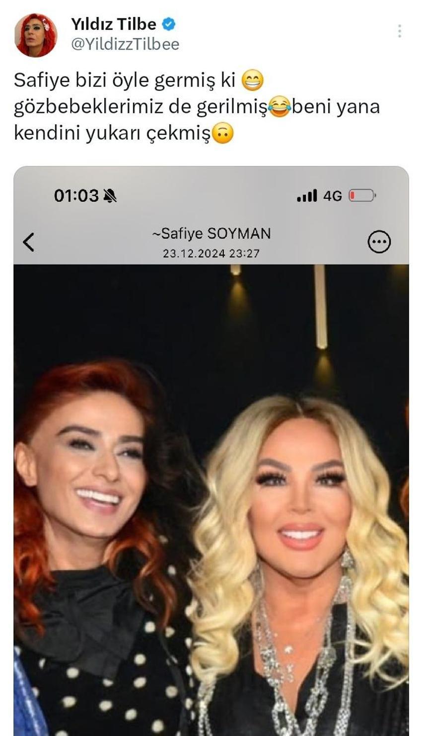 Safiye Soyman'ın filtresi Yıldız Tilbe'yi de yaktı!