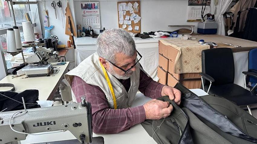 Ordu'da Kıbrıs Gazisi terzilik yaparak 5 çocuğunu büyüttü