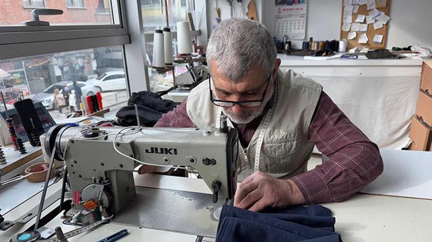 Ordu'da Kıbrıs Gazisi terzilik yaparak 5 çocuğunu büyüttü