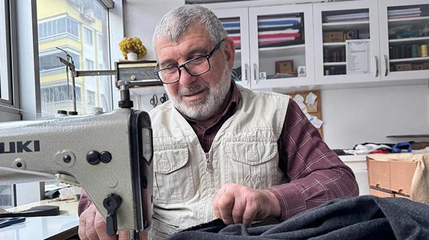 Ordu'da Kıbrıs Gazisi terzilik yaparak 5 çocuğunu büyüttü