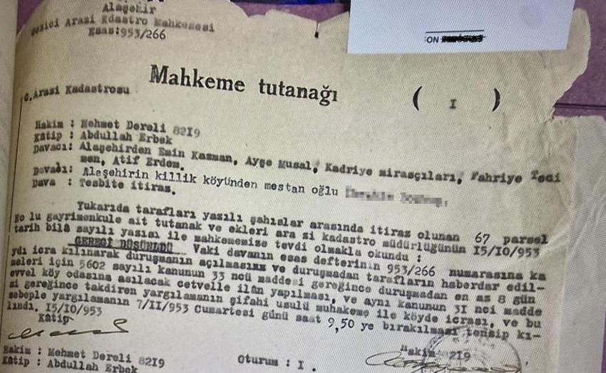 Davacı ve avukatı öldü! 30 hakimin değiştiği tapu davası 71 yıl sonra sonuçlandı