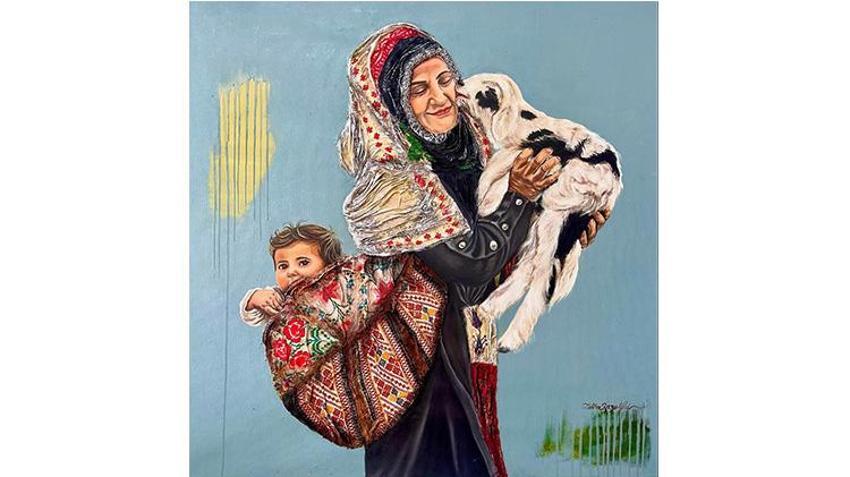 Nevşehir'de, görsel sanatlar öğretmeni Zeliha Bazoğlu'na, anneannesinin çeyiz sandığı ilham kaynağı oldu