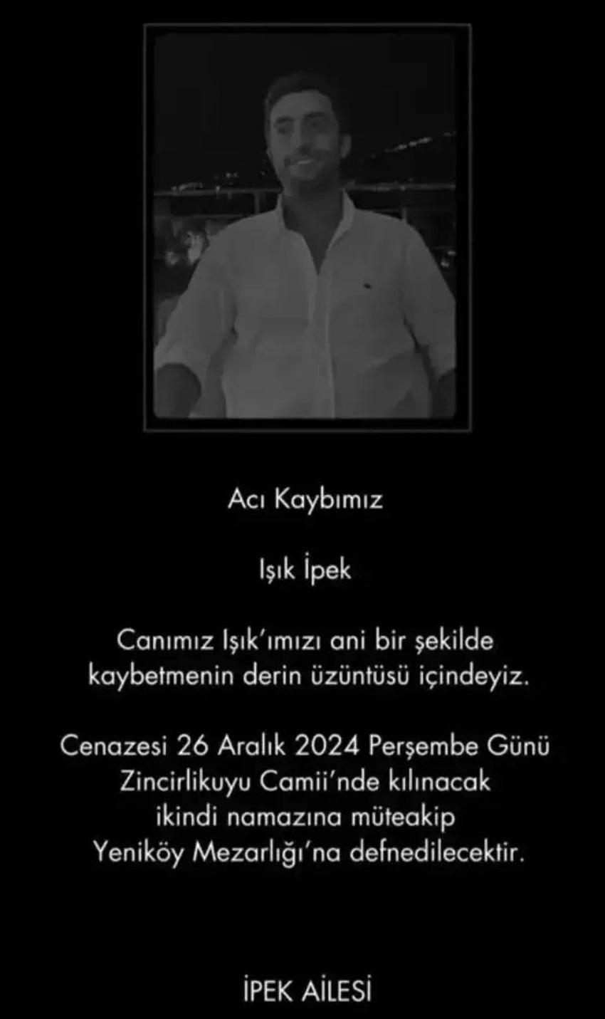 Yaşar İpek'in kardeşi Işık İpek son yolculuğuna uğurlandı