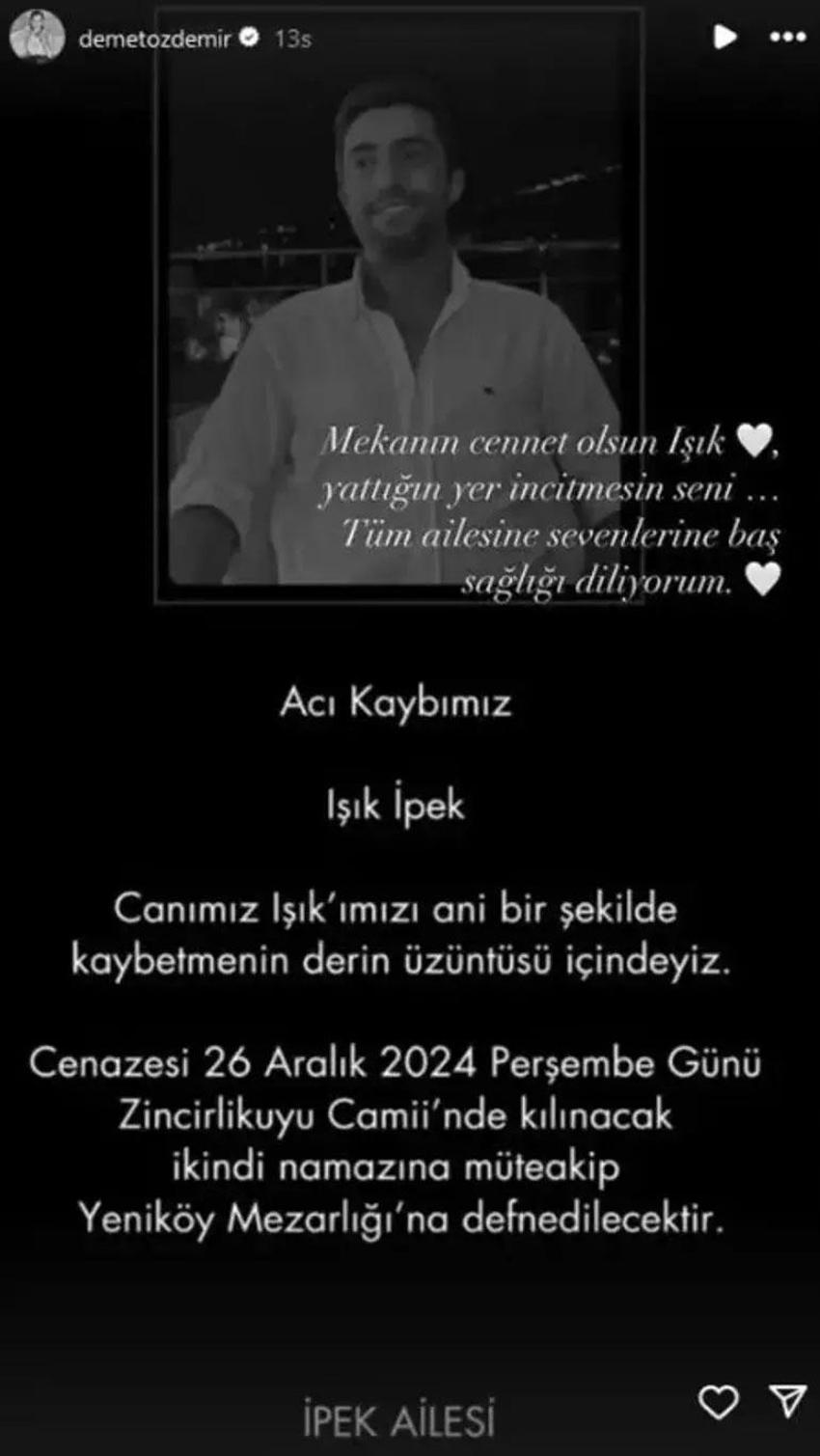 Yaşar İpek'in kardeşi Işık İpek son yolculuğuna uğurlandı