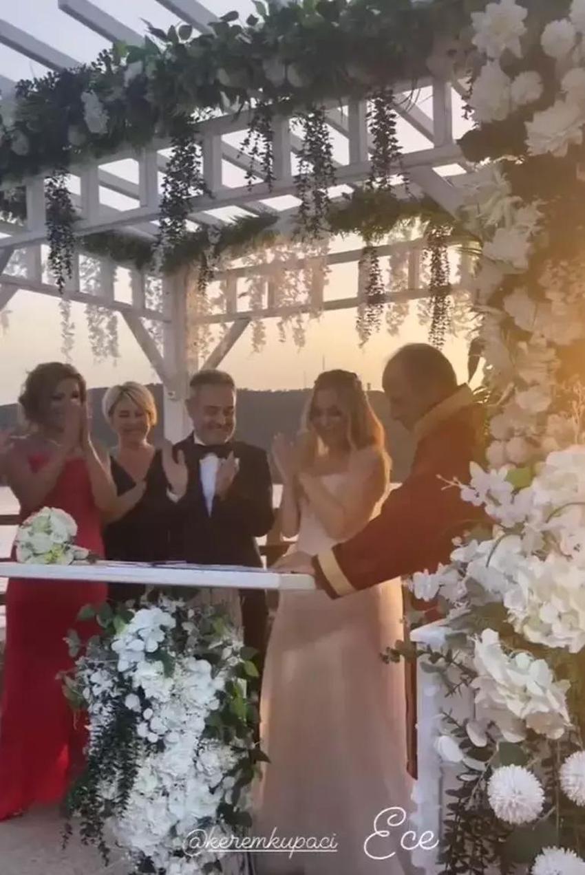 Bir yıllık aşkta mutlu son! Karadağ'da evlendiler...