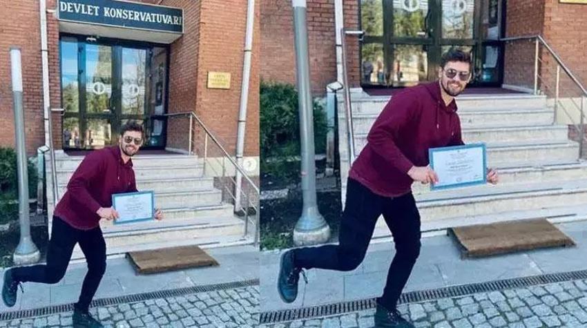 Hamdi Alkan öğrencilik yılları fotoğrafını paylaştı! 'Yıldız Teknik'te öğrenciydim'