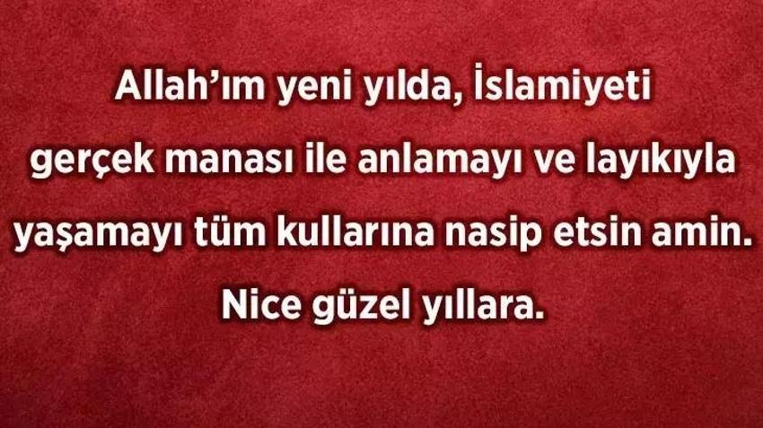 Dini yılbaşı mesajları 2025: Yeni yıla girerken atılacak dini mesajlar, sözler! Dualı, resimli dini yılbaşı sözleri
