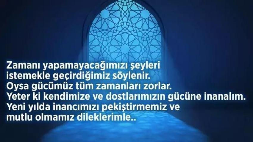 Dini yılbaşı mesajları 2025: Yeni yıla girerken atılacak dini mesajlar, sözler! Dualı, resimli dini yılbaşı sözleri
