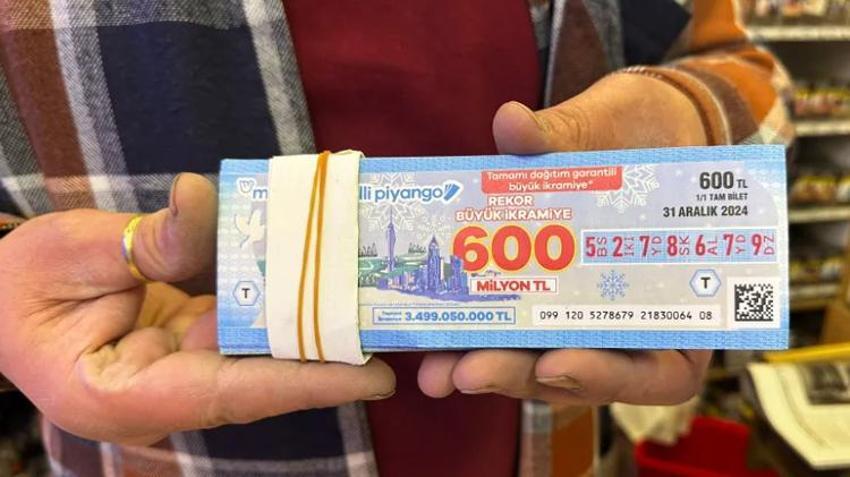 31 Aralık Milli Piyango yılbaşı çekilişi! 600 milyon büyük ikramiye sahibini buluyor