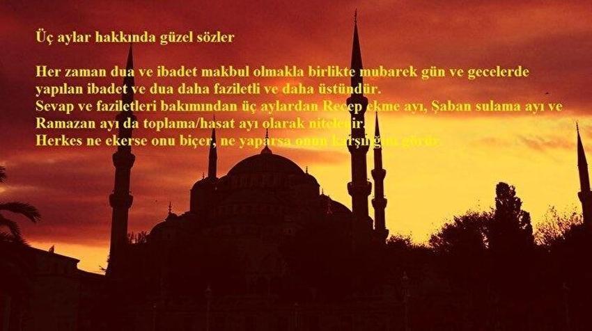 Üç aylar mevsimi geldi: Sevdiklerinizle paylaşacağınız resimli, dualı, kısa üç aylar tebrik mesajları 2025