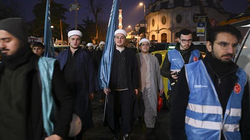 Filistin'e destek için yüz binlerin Galata Köprüsü'nde buluştuğu eylem sona erdi