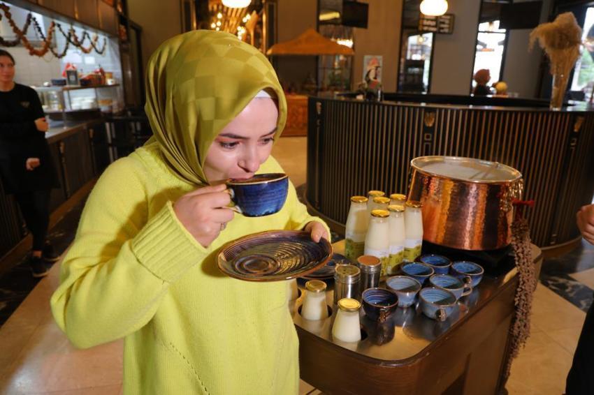 Kış mevsiminin geleneksel içeceği salep soğuk havalarda içleri ısıtıyor