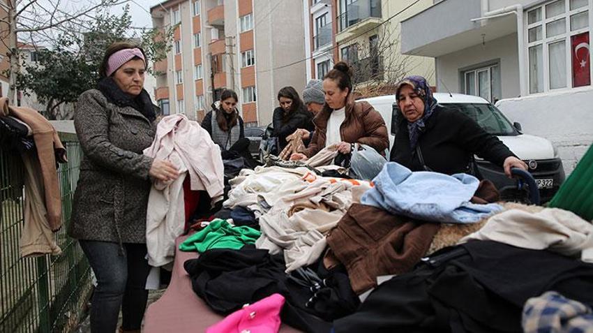 Edirne'de sokak hayvanları için pazarda gönüllü satış yapıyorlar
