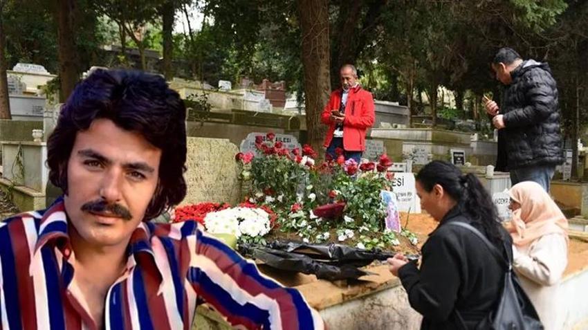 Ferdi Tayfur'un mezarına koştular! '13-14 yaşından beri dinliyorum, şarkılarıyla büyüdük'