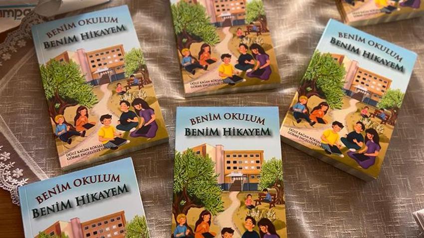 Adana'da görme engelli çocukların hayalleri kitaplaştırıldı