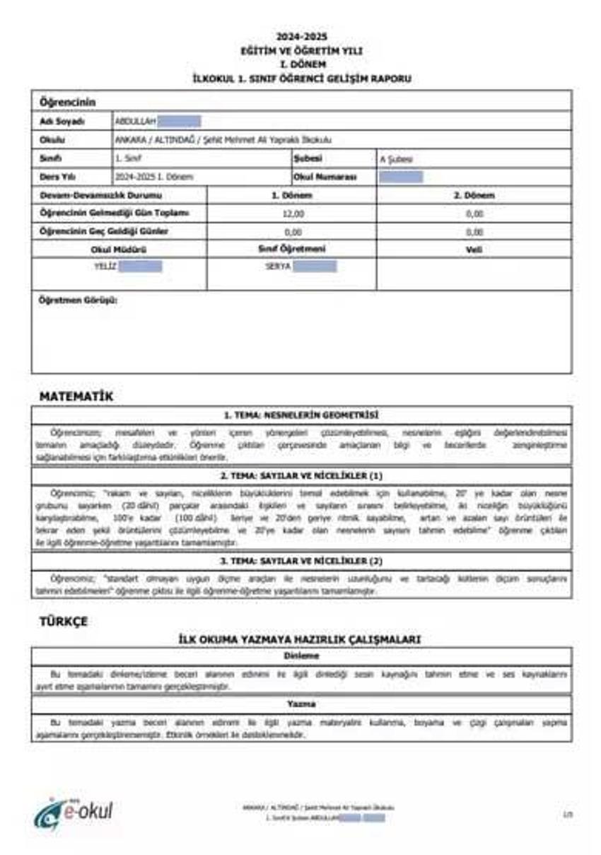 Okullarda yeni dönem! Karne yerine gelişim raporu verilecek: İşte yeni sistemle ilgili ayrıntılar