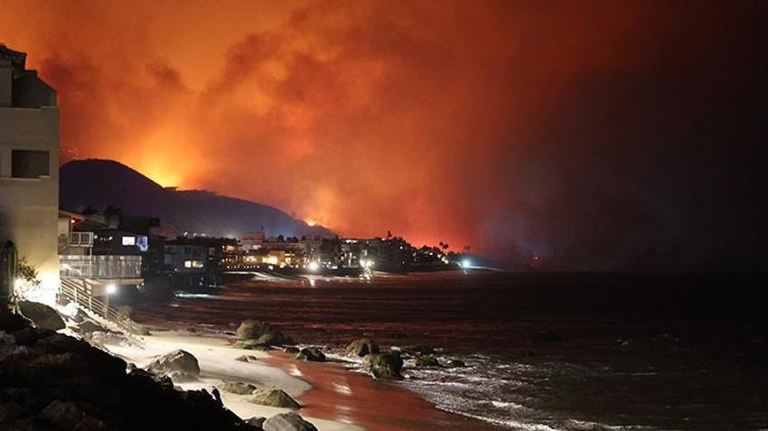 Amerika yanıyor, Los Angeles merkezli yangınlar devam ediyor, ölü sayısında artış var! Donald Trump, Biden'ı suçladı: Teşekkürler Joe