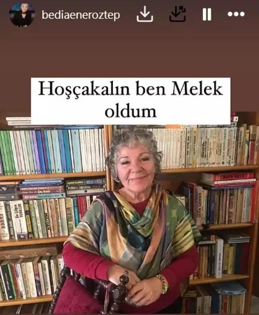 Bedia Ener hayatını kaybetti! 'Hoşçakalın ben melek oldum'