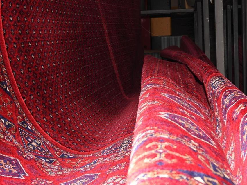 Gaziantepli halıcılar Emevi Camisi'nin halılarını yenilemek için çalışmalara başladı