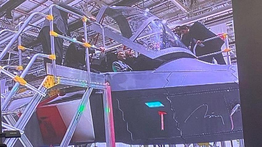 Milli muharip uçak KAAN'ın 2'nci prototipinin görüntüsü görüntülendi