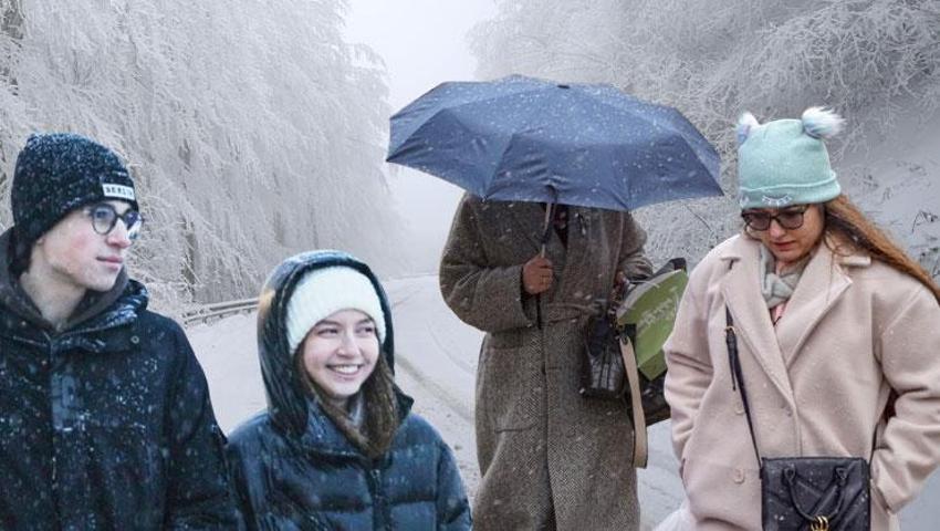 Lapa lapa kar yağışı İstanbul sınırına dayandı Meteoroloji'den uyarılar peş peşe geldi