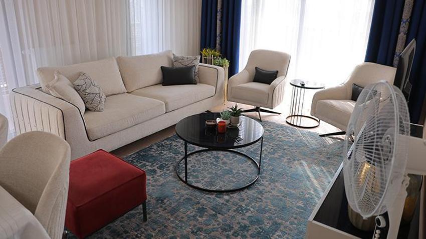 Kahramanmaraş'ta Azerbaycan Mahallesi Projesi'nde örnek daireler hazır