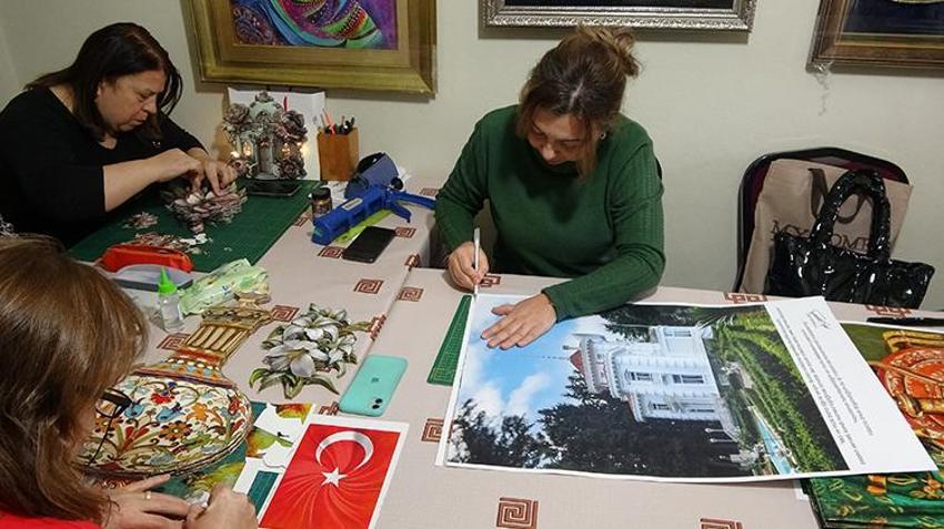 Trabzon'da kadınlar hem öğreniyor hem de aile bütçelerine katkı sağlıyor