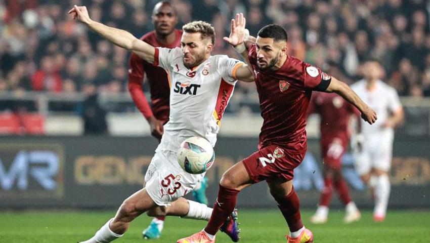 Hatayspor Galatasaray maçında 2 gol 1  penaltı vardı! Aslan Mersin'de 2 puan bıraktı