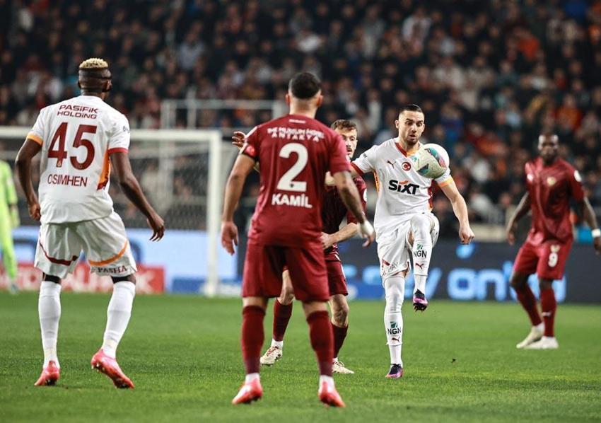 Hatayspor Galatasaray maçında 2 gol 1  penaltı vardı! Aslan Mersin'de 2 puan bıraktı