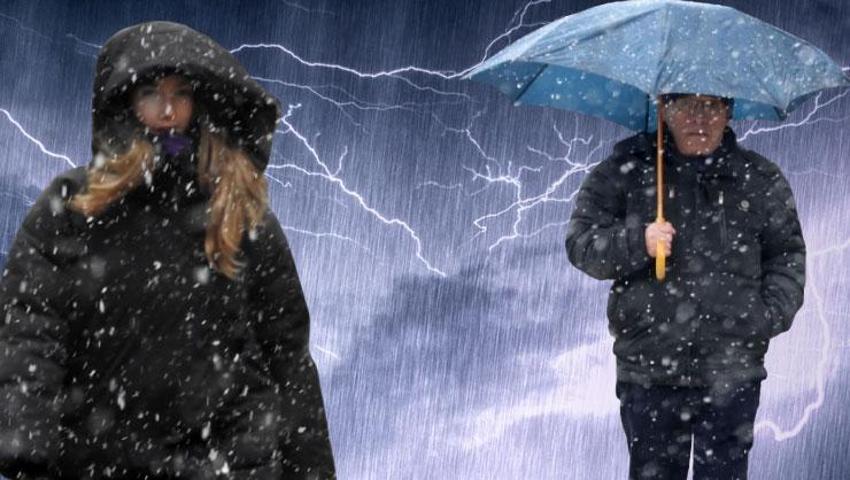 Lapa lapa kar yağışı, sağanak ve dondurucu soğuklar geliyor! Meteoroloji haftalık hava durumu raporunu yayınladı ve illeri uyardı