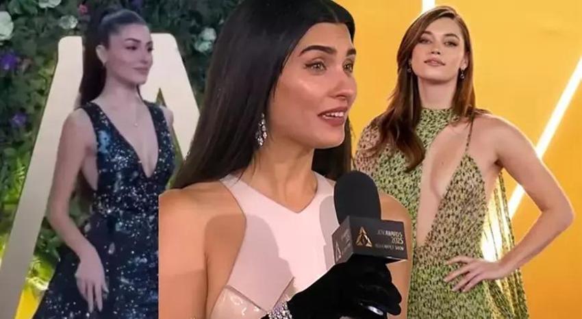 Ödül töreninde kombinler konuştu! Hande Erçel mi Afra Saraçoğlu mu?